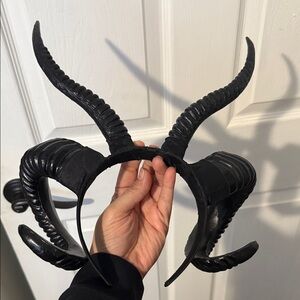 Black Horned Headband